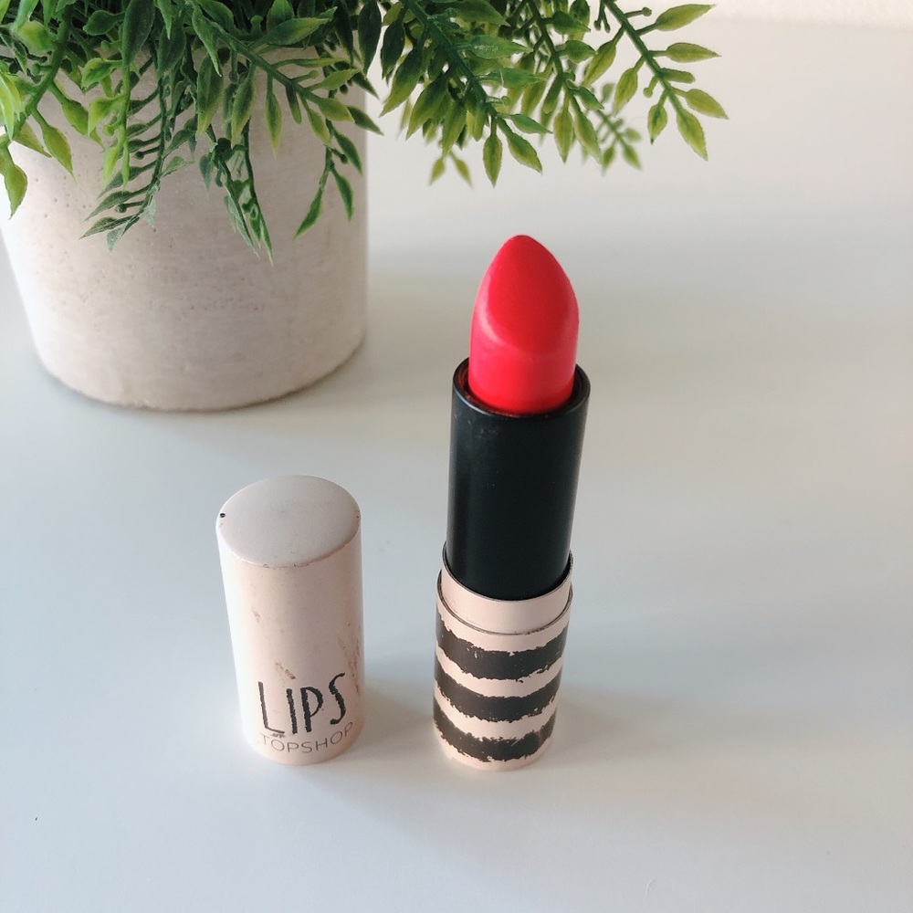 Top shop lipstick — Infrared (bright orange)
